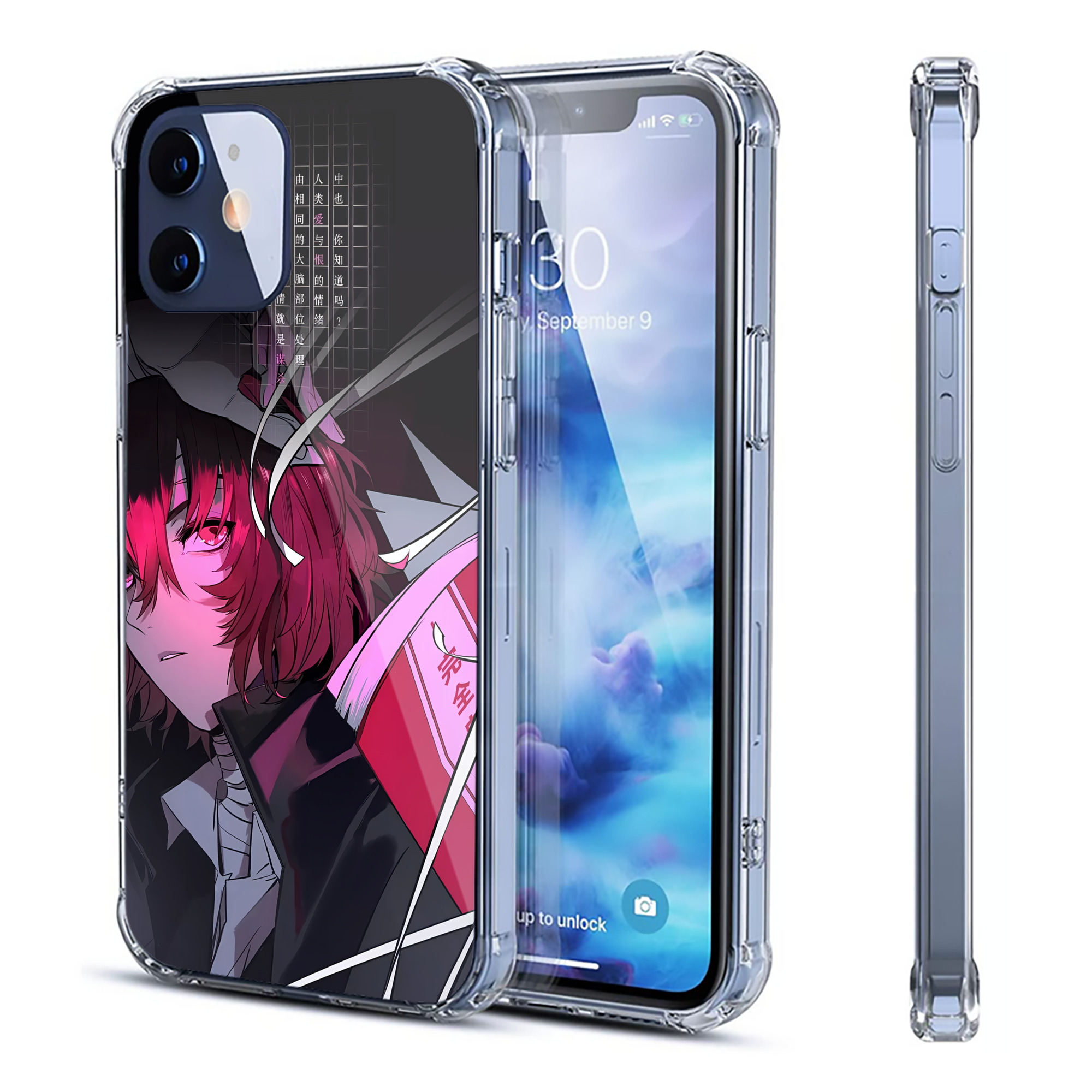 （画像用） 文豪ストレイドッグス Bungo Stray Dogs 【iPhone 12シリーズ対応】透明スマホケース（クリアソフトケース）